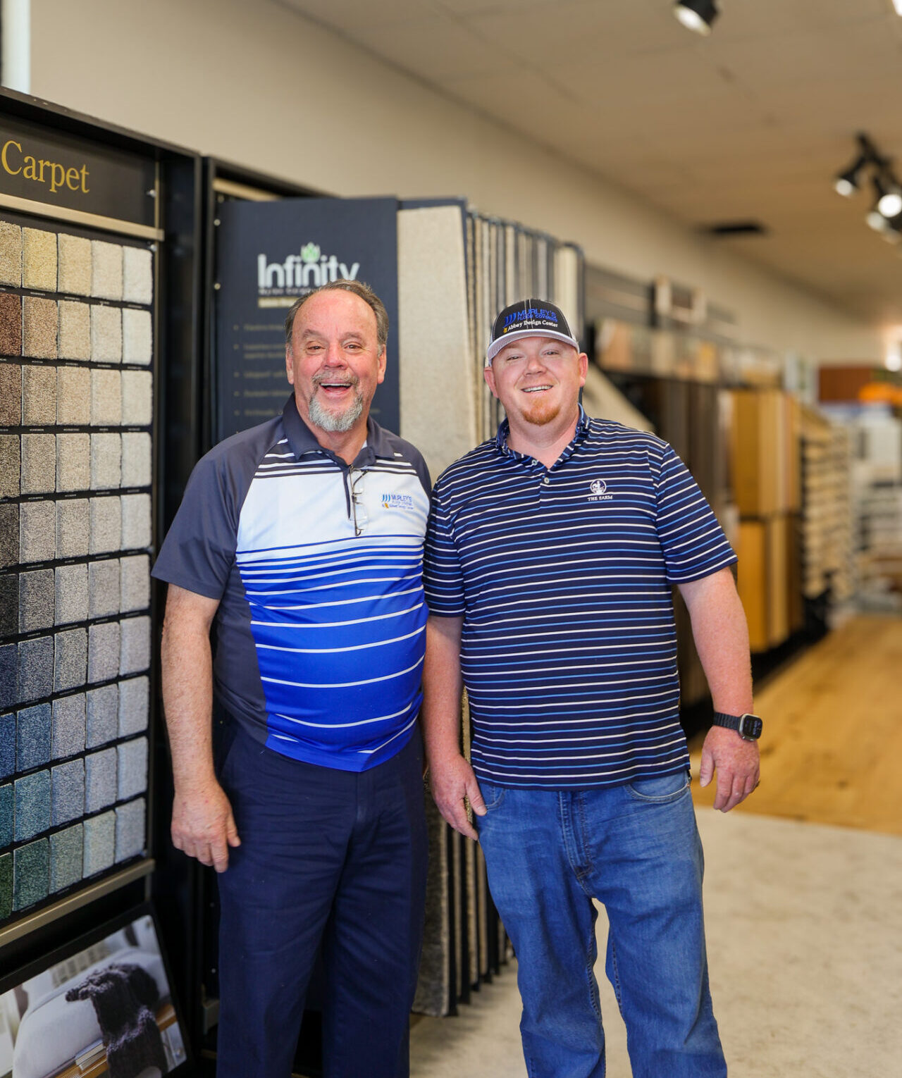 David and Jon Murley, owners of Murley's Floor Covering in the Tri-Cities, WA