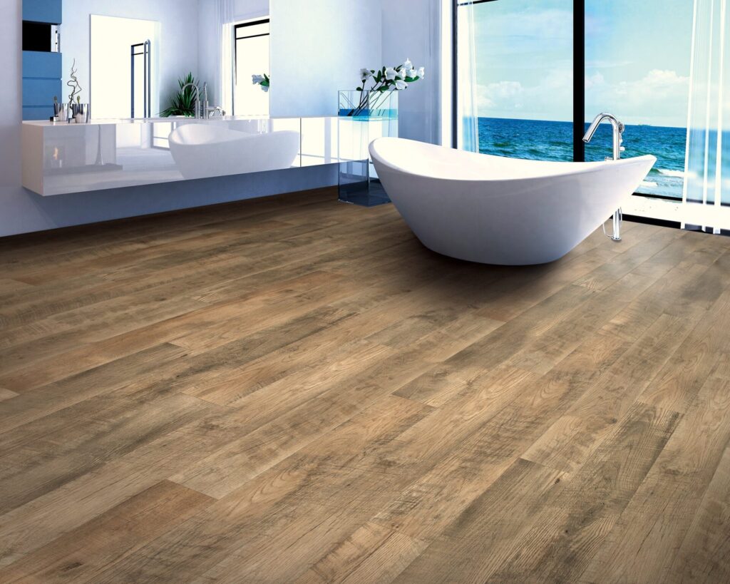 Wide-plank hardwood floors