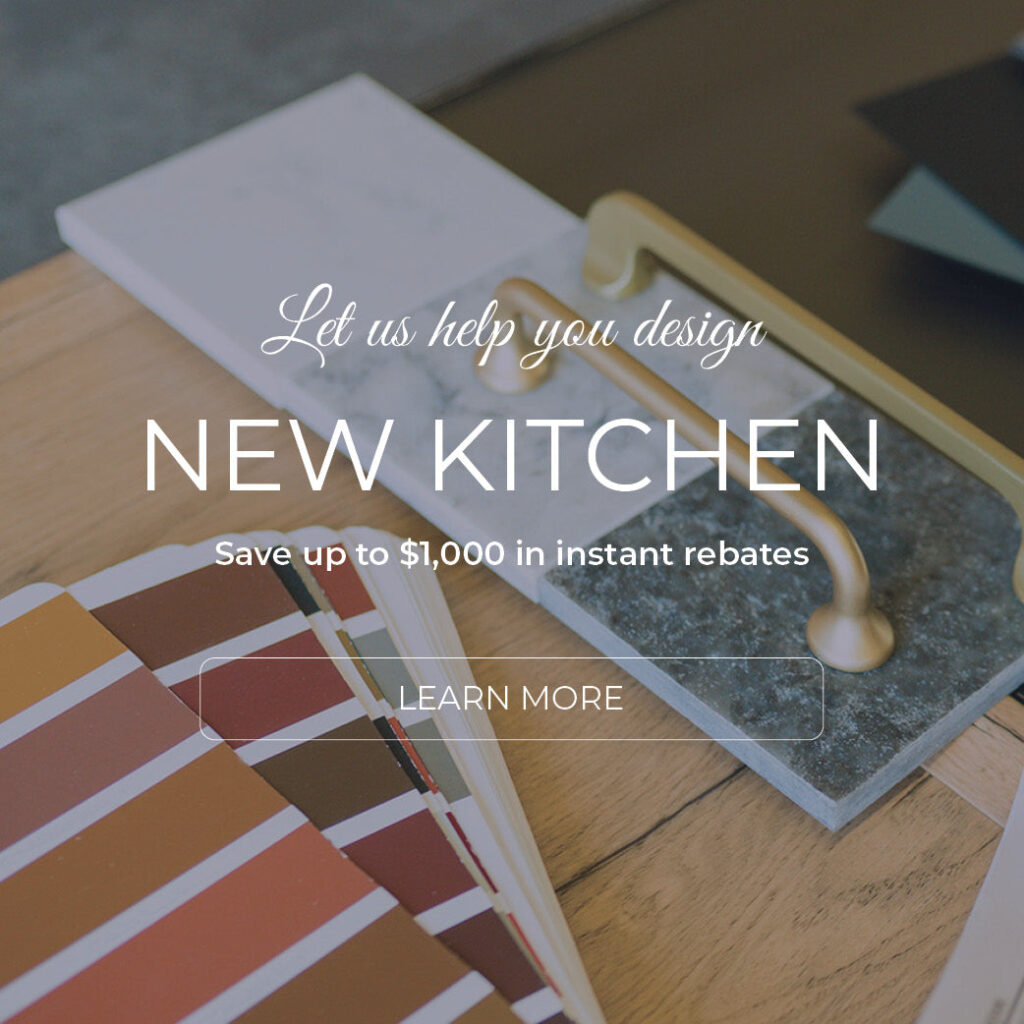 Let us help you design a new kitchen promotion